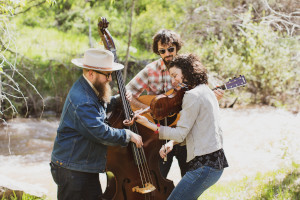 Photo of group The Stillhouse Junkies with instruments