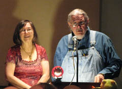 Photo of volunteer emcees