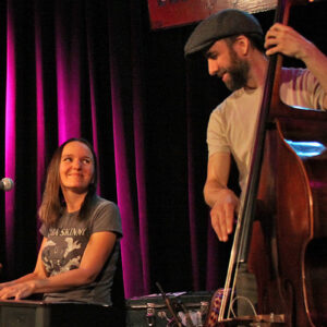 Photo of Heather Pierson with Bass Player