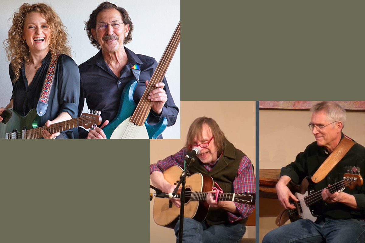 Composite Photo of Alice Howe, Freebo, Bill Hall and Scott Nelson