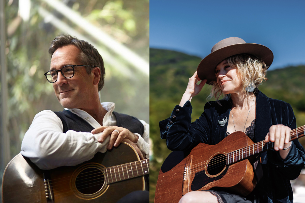 Photo of Richard Shindell and Jess Klein