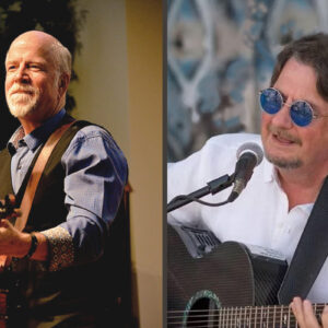 Photo of John McCutcheon and Michael Arthur